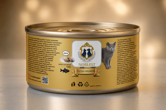 BALIKLI PATE YAŞ KEDİ MAMASI 85 gram X 12 Adet
