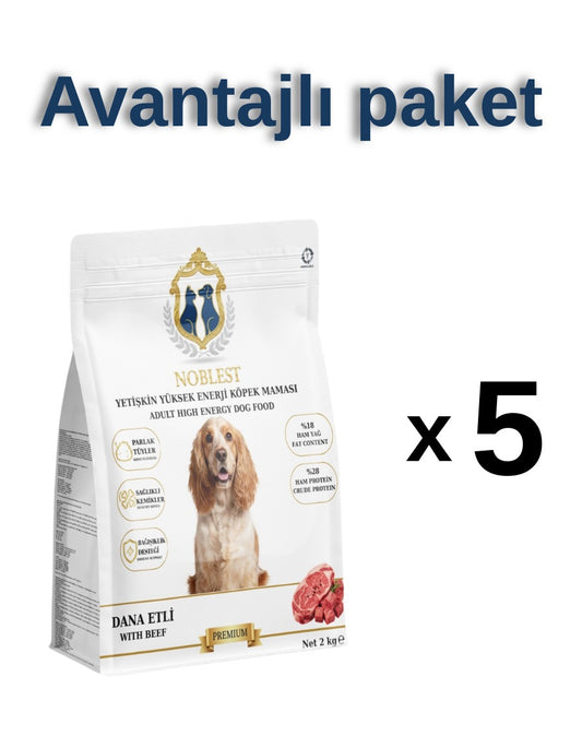 AVANTAJ PAKET HIGH ENERJİ YETİŞKİN KÖPEK MAMASI 5X2 KG