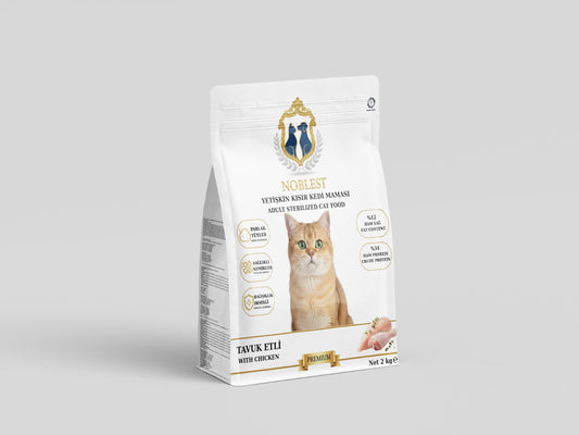 34 PROTEİN 12 YAĞ TAVUKLU KISIR KEDİ MAMASI 2 KG